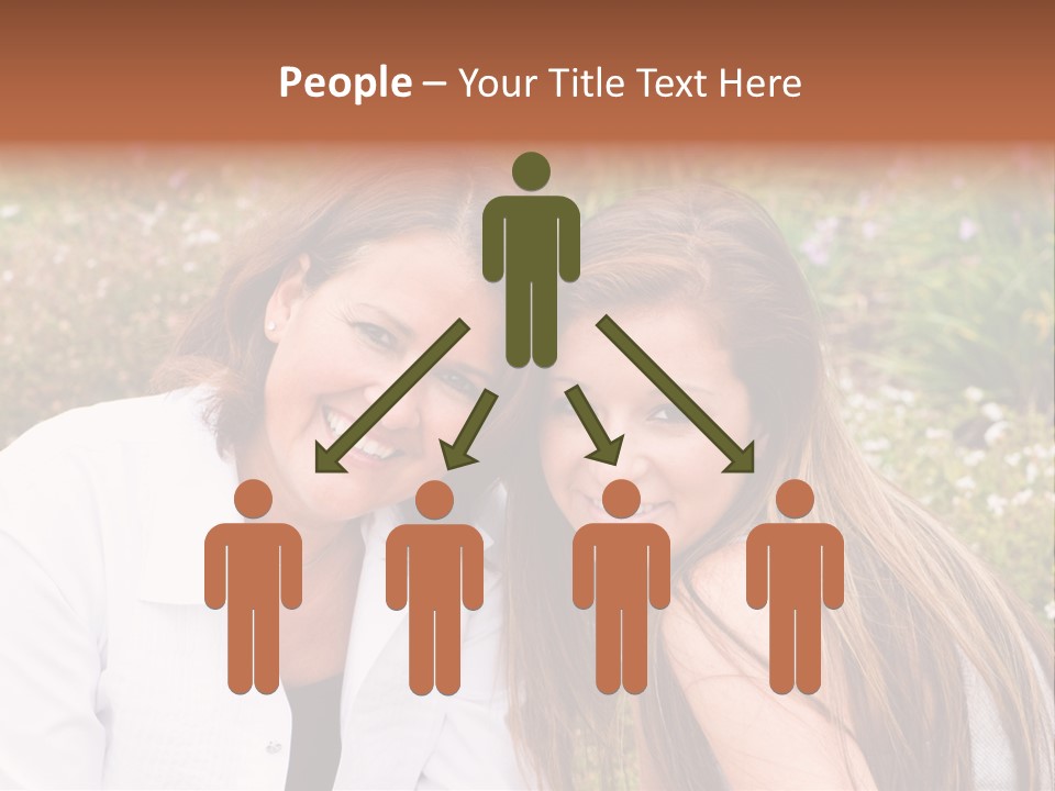 Women Parent Toothy Smile PowerPoint Template