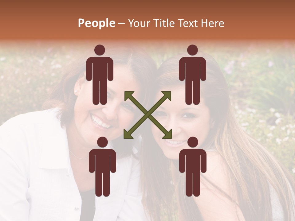 Women Parent Toothy Smile PowerPoint Template