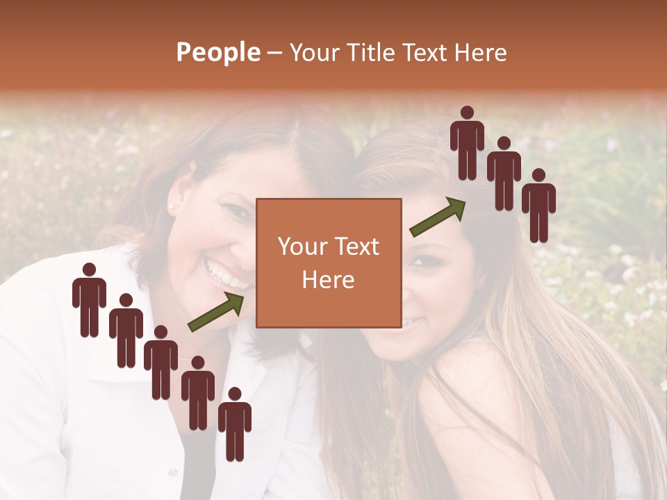 Women Parent Toothy Smile PowerPoint Template