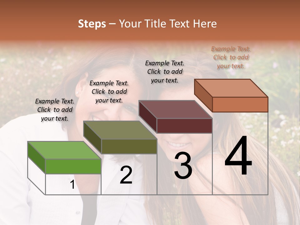 Women Parent Toothy Smile PowerPoint Template