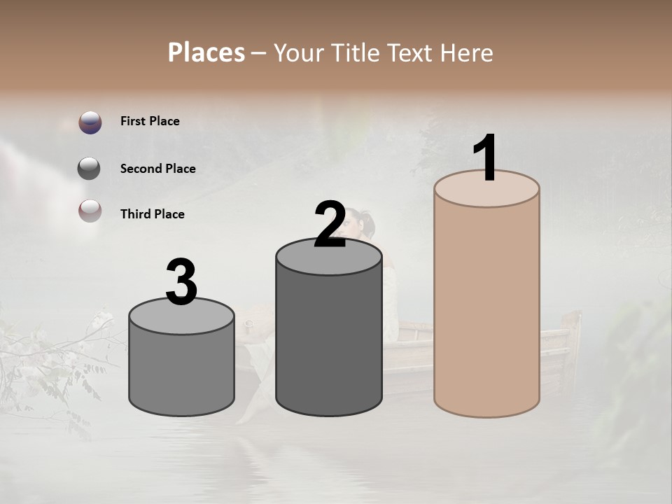 Lady Nostalgic Mountains PowerPoint Template