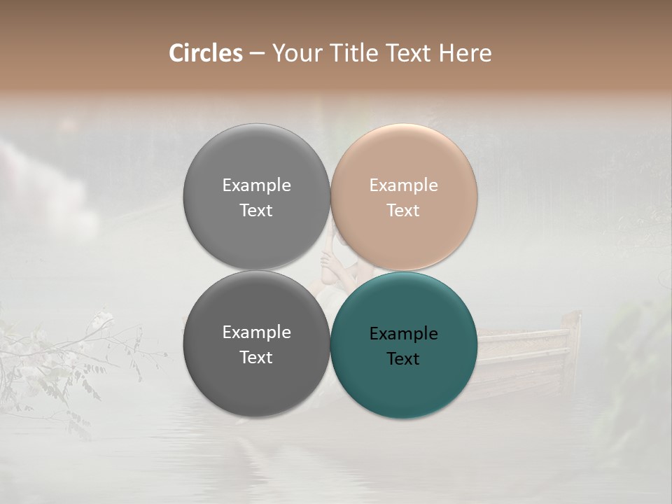 Lady Nostalgic Mountains PowerPoint Template