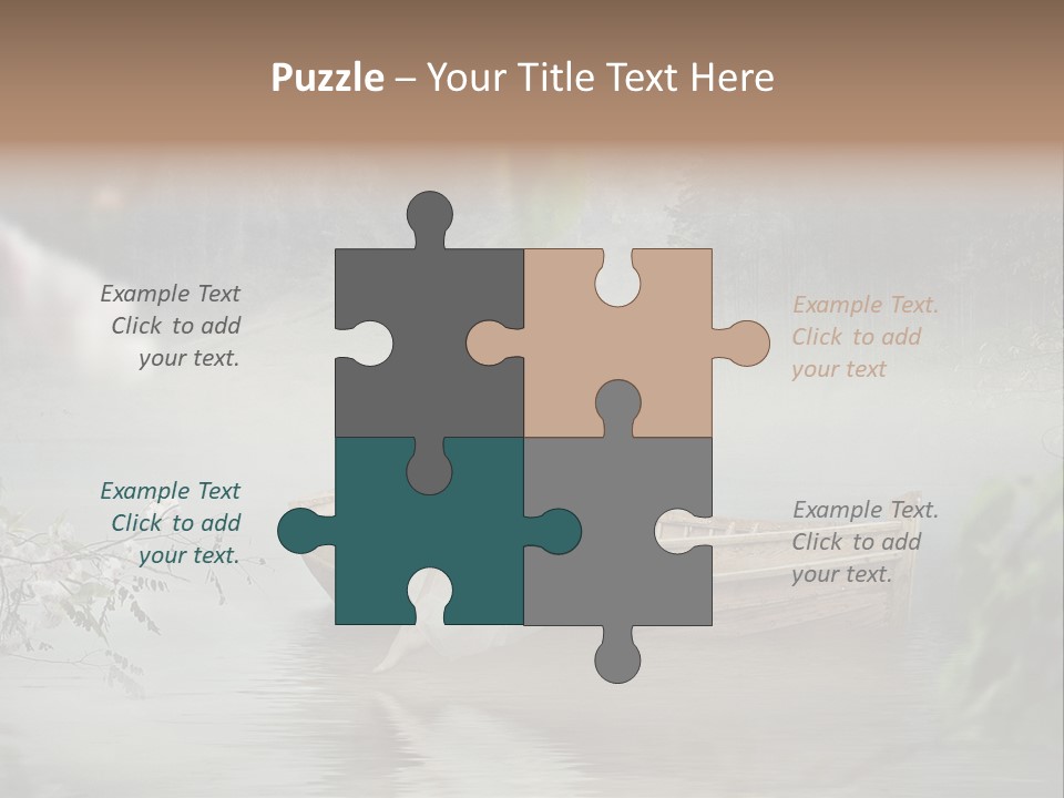 Lady Nostalgic Mountains PowerPoint Template