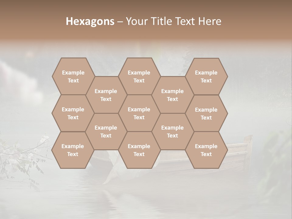 Lady Nostalgic Mountains PowerPoint Template