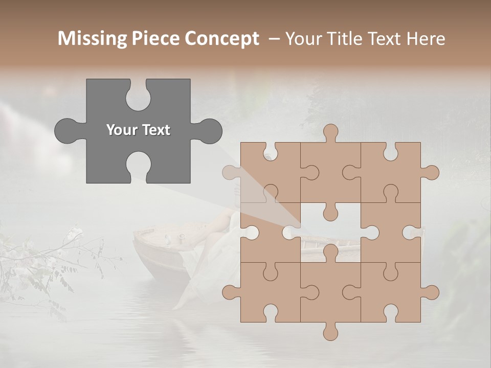 Lady Nostalgic Mountains PowerPoint Template