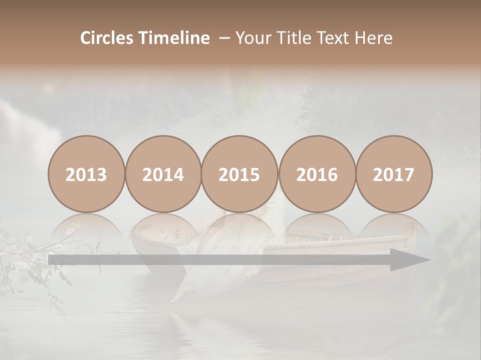 Lady Nostalgic Mountains PowerPoint Template