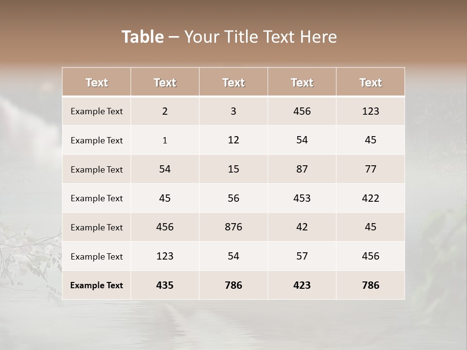 Lady Nostalgic Mountains PowerPoint Template