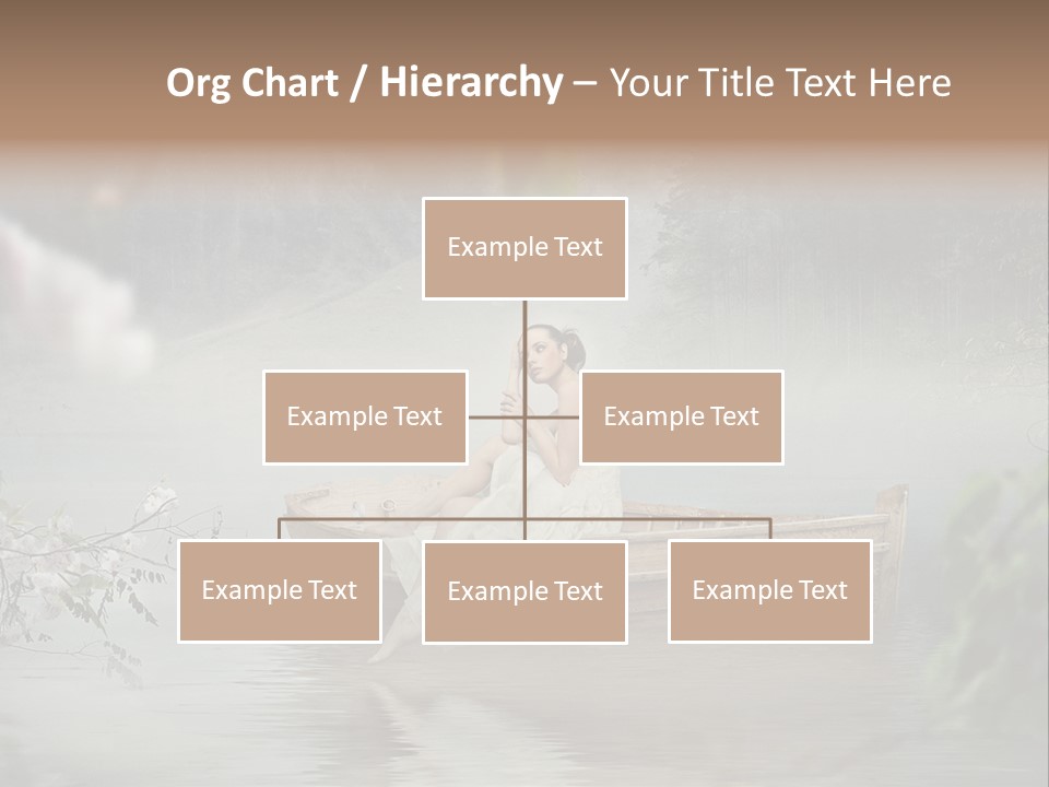 Lady Nostalgic Mountains PowerPoint Template