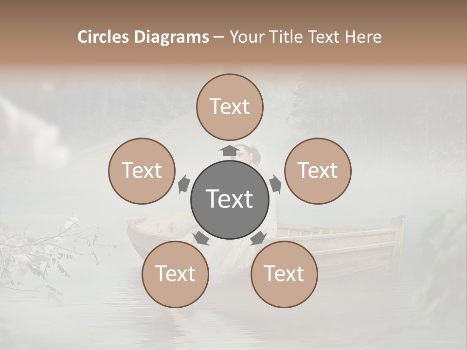 Lady Nostalgic Mountains PowerPoint Template