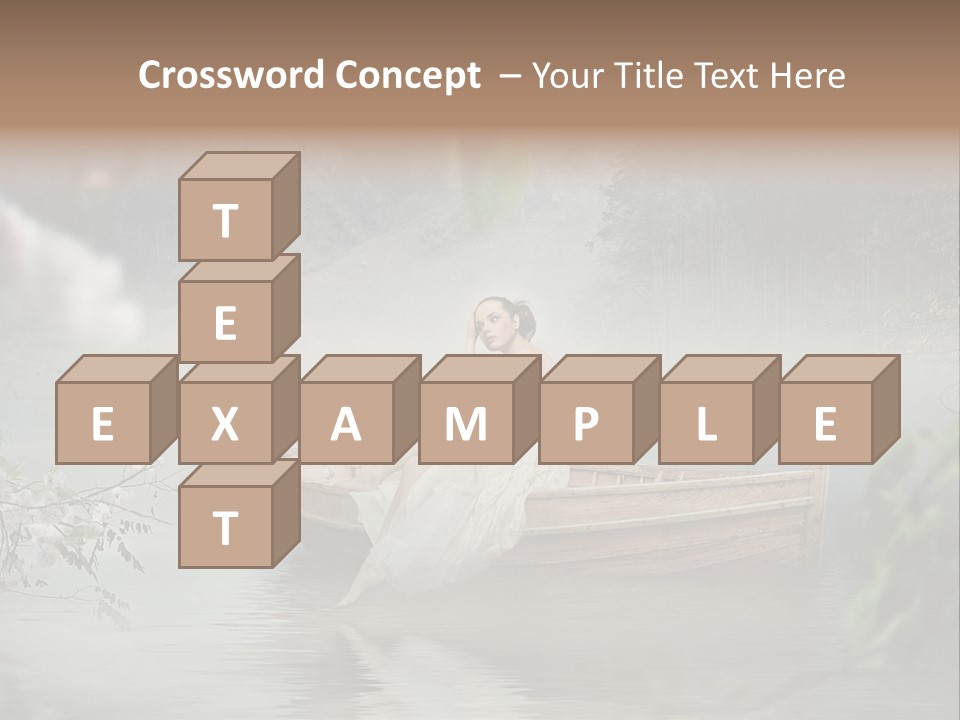 Lady Nostalgic Mountains PowerPoint Template