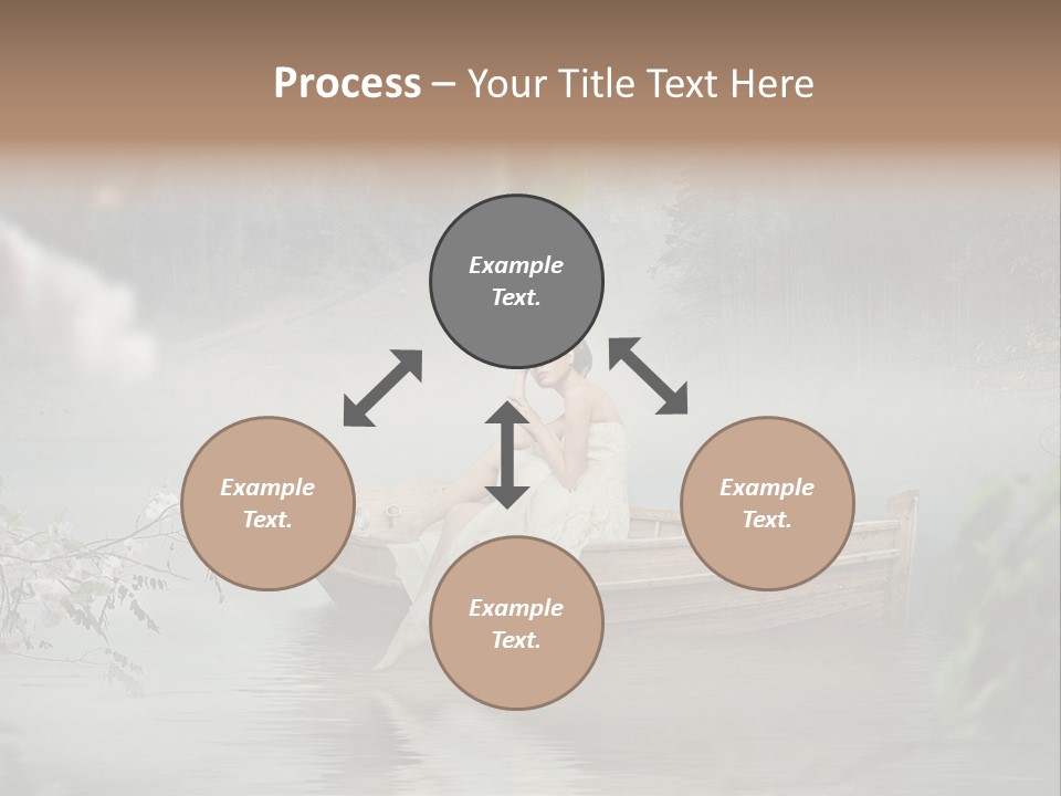 Lady Nostalgic Mountains PowerPoint Template