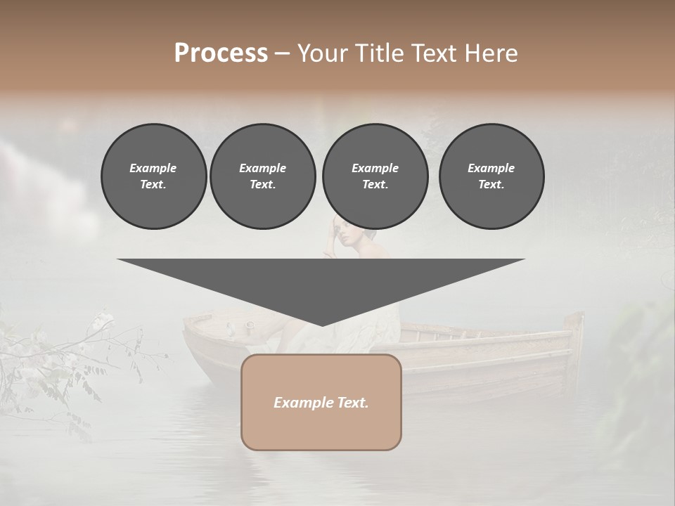 Lady Nostalgic Mountains PowerPoint Template