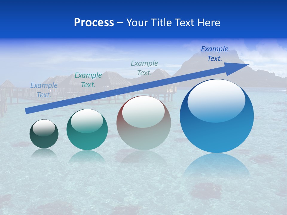 Turquoise Sky Bungalow PowerPoint Template