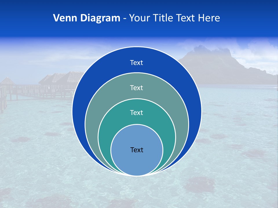 Turquoise Sky Bungalow PowerPoint Template