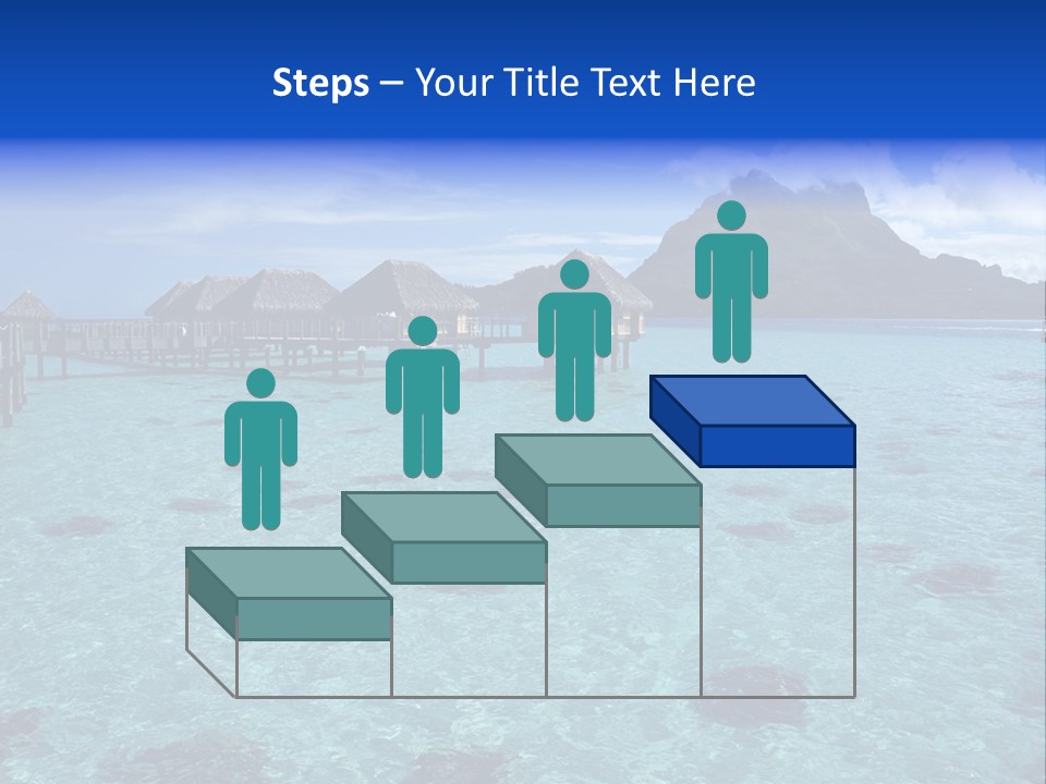 Turquoise Sky Bungalow PowerPoint Template