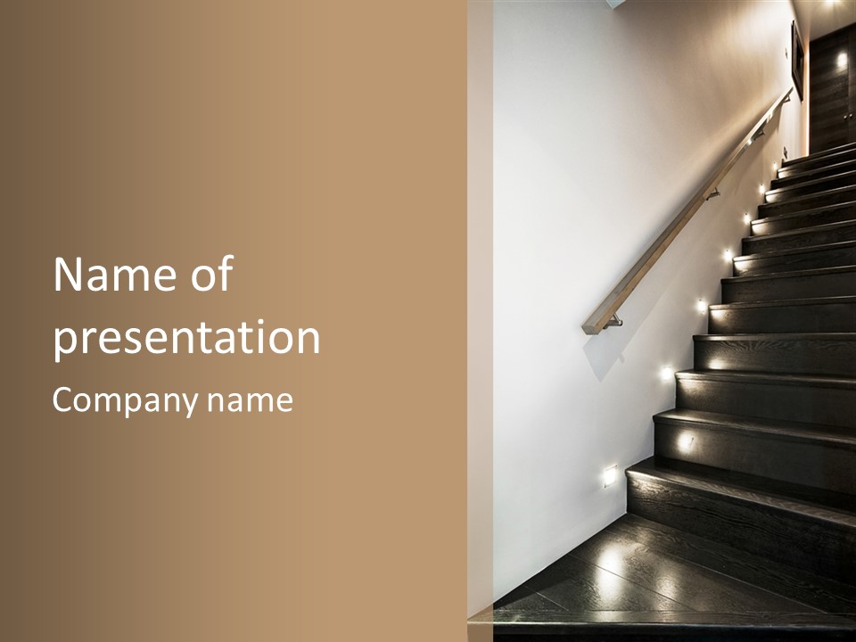 Banister Floor Duplex PowerPoint Template