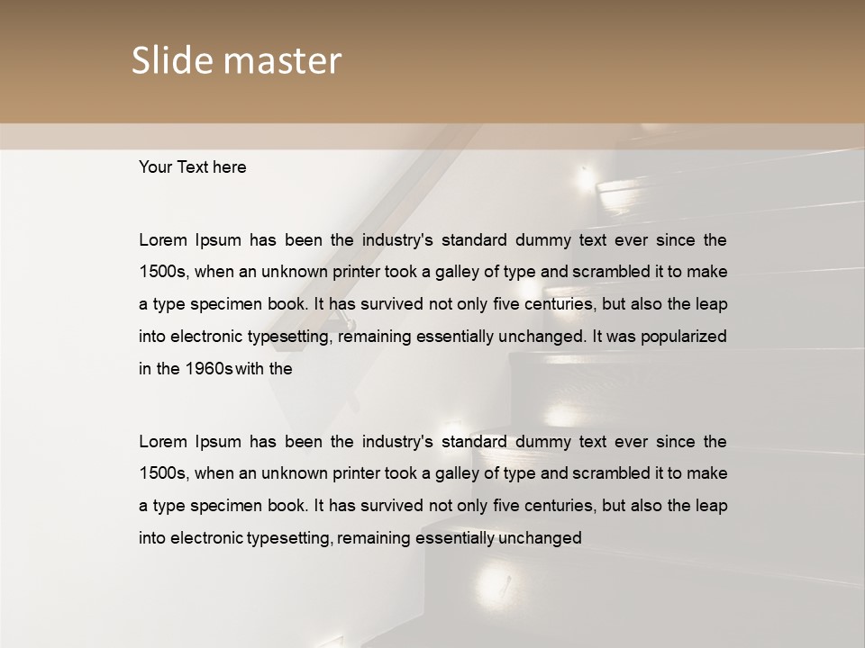 Banister Floor Duplex PowerPoint Template