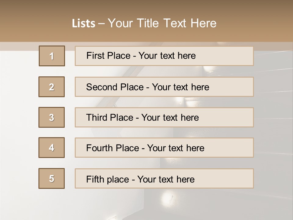 Banister Floor Duplex PowerPoint Template