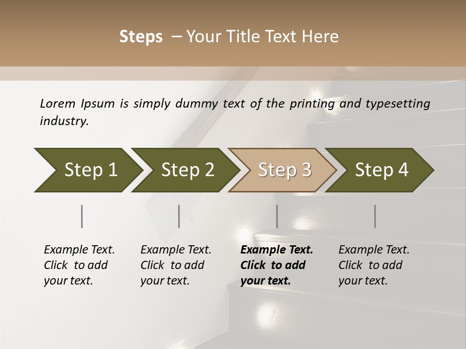 Banister Floor Duplex PowerPoint Template