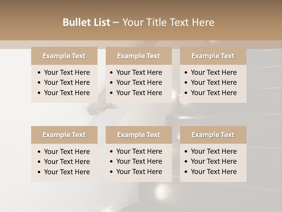 Banister Floor Duplex PowerPoint Template