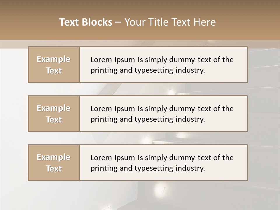 Banister Floor Duplex PowerPoint Template