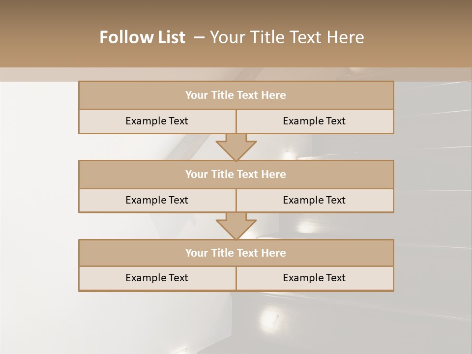 Banister Floor Duplex PowerPoint Template