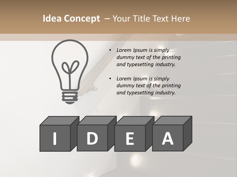 Banister Floor Duplex PowerPoint Template