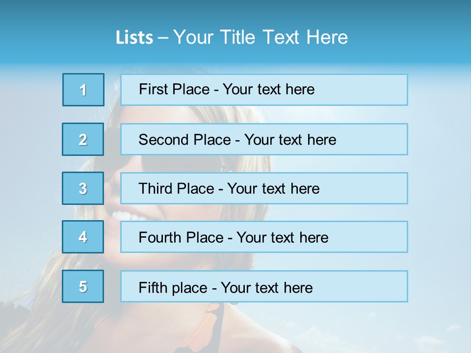 Youth Sky Teen PowerPoint Template