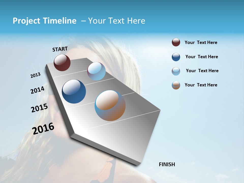 Youth Sky Teen PowerPoint Template