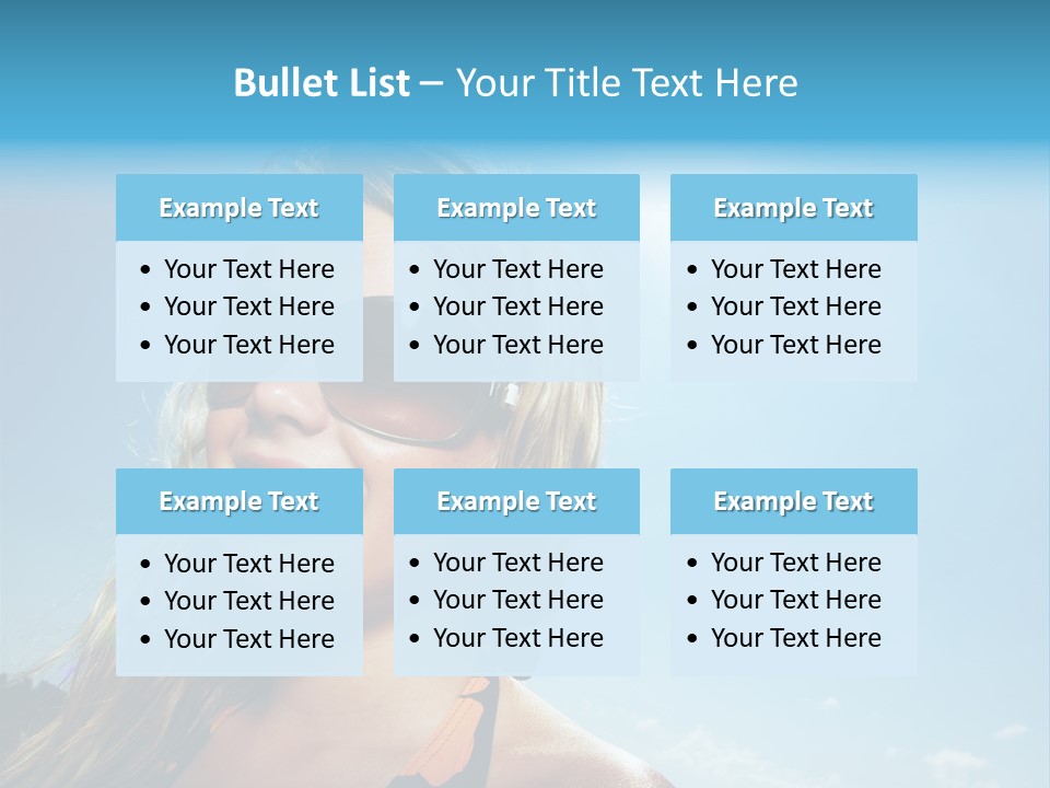 Youth Sky Teen PowerPoint Template