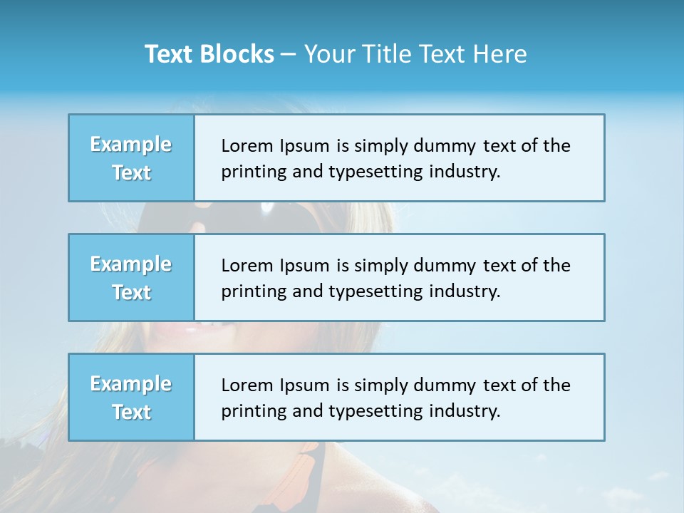 Youth Sky Teen PowerPoint Template