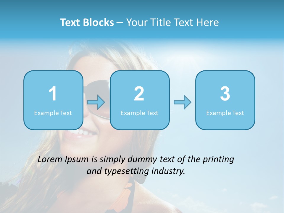 Youth Sky Teen PowerPoint Template