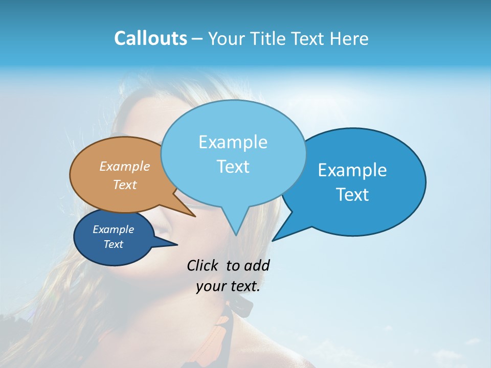 Youth Sky Teen PowerPoint Template