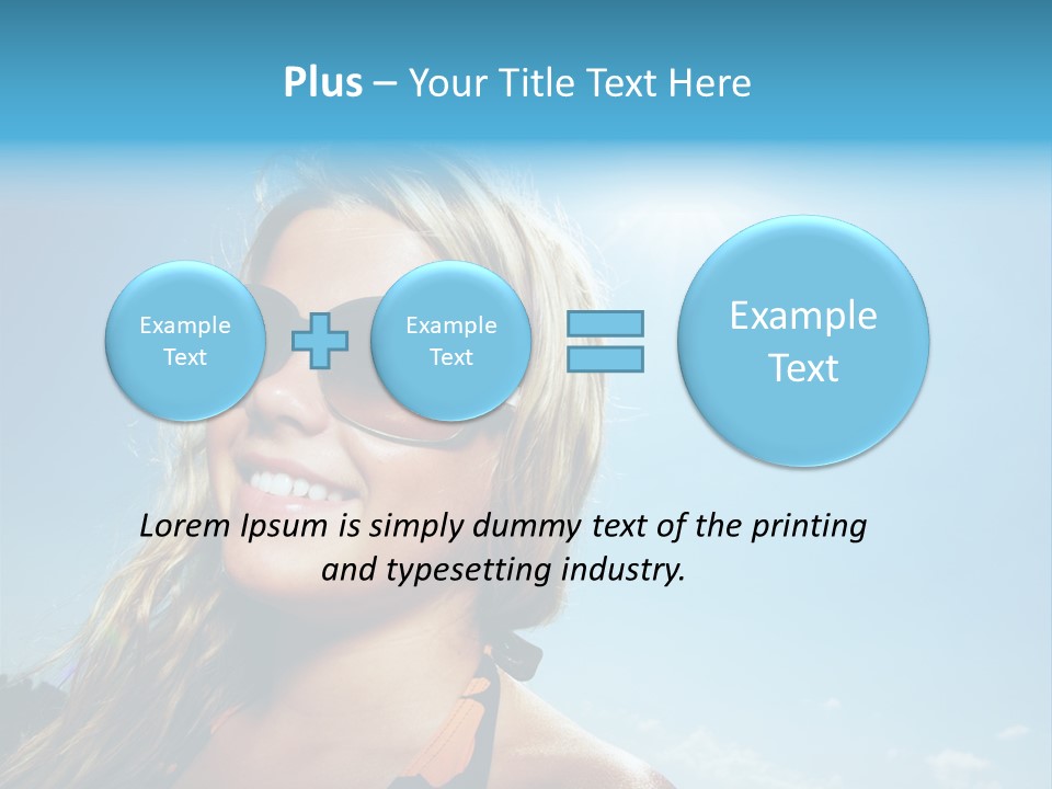 Youth Sky Teen PowerPoint Template