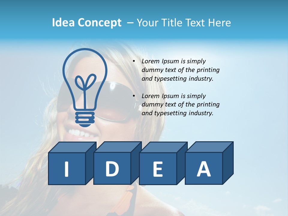 Youth Sky Teen PowerPoint Template