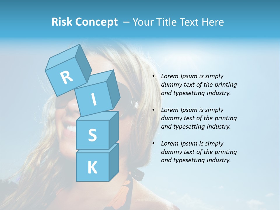 Youth Sky Teen PowerPoint Template