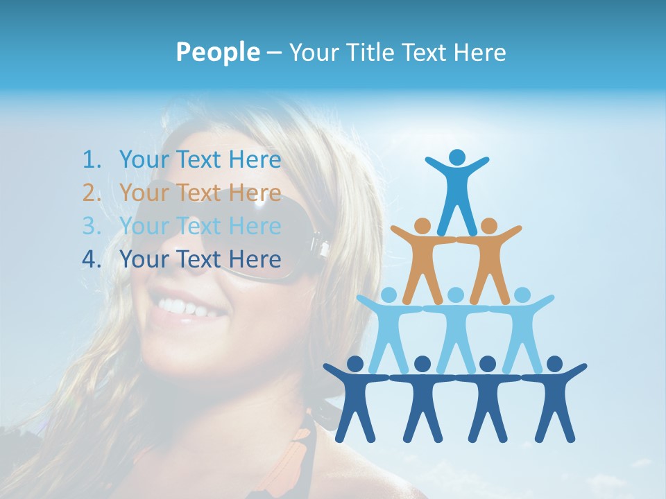 Youth Sky Teen PowerPoint Template