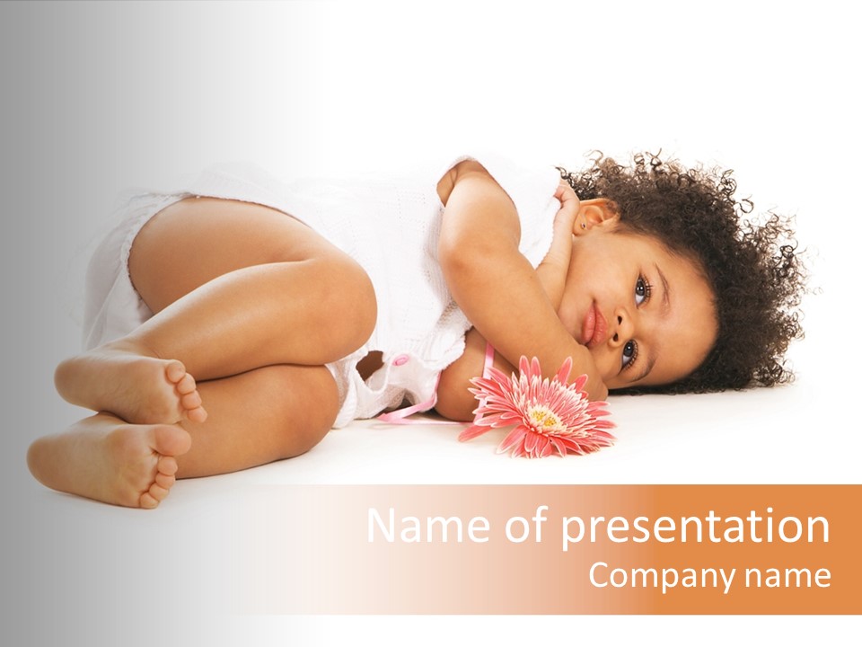 Kid American Care PowerPoint Template