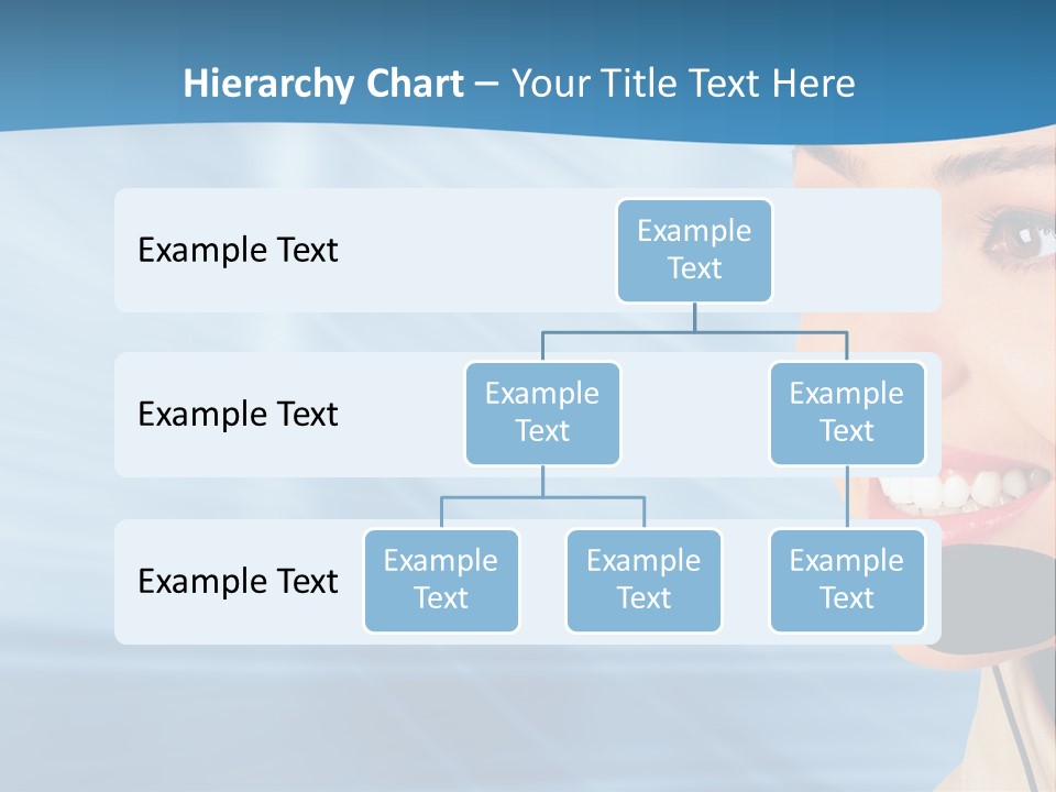Customer Girl Corporation PowerPoint Template