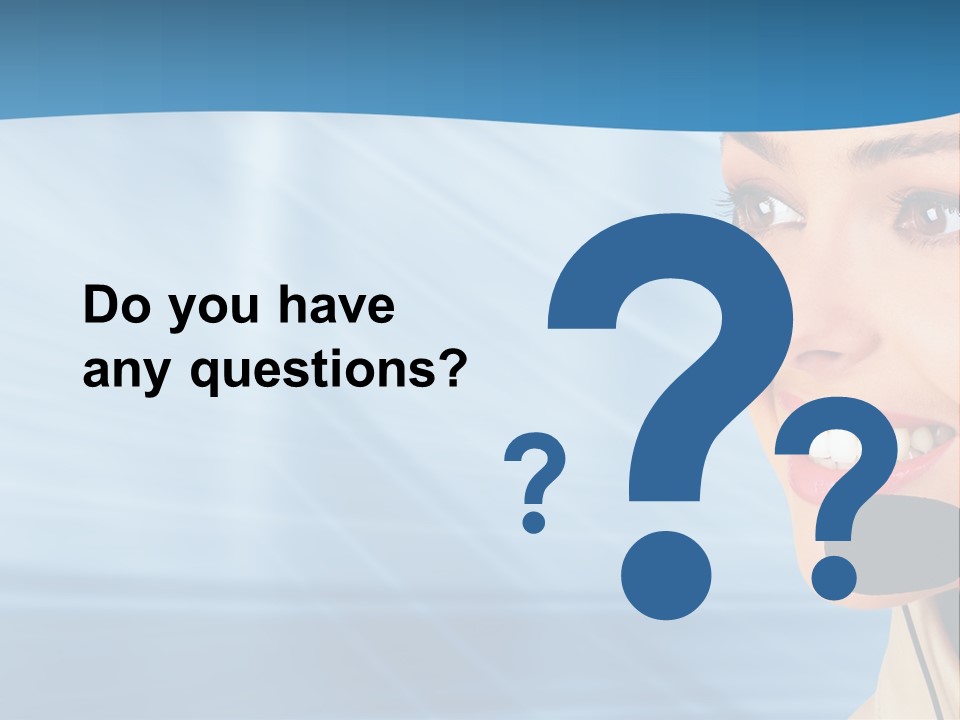 Customer Girl Corporation PowerPoint Template