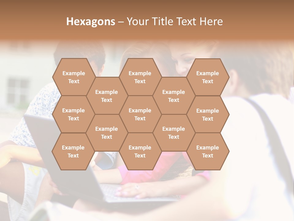 Friends Humorous Teen PowerPoint Template