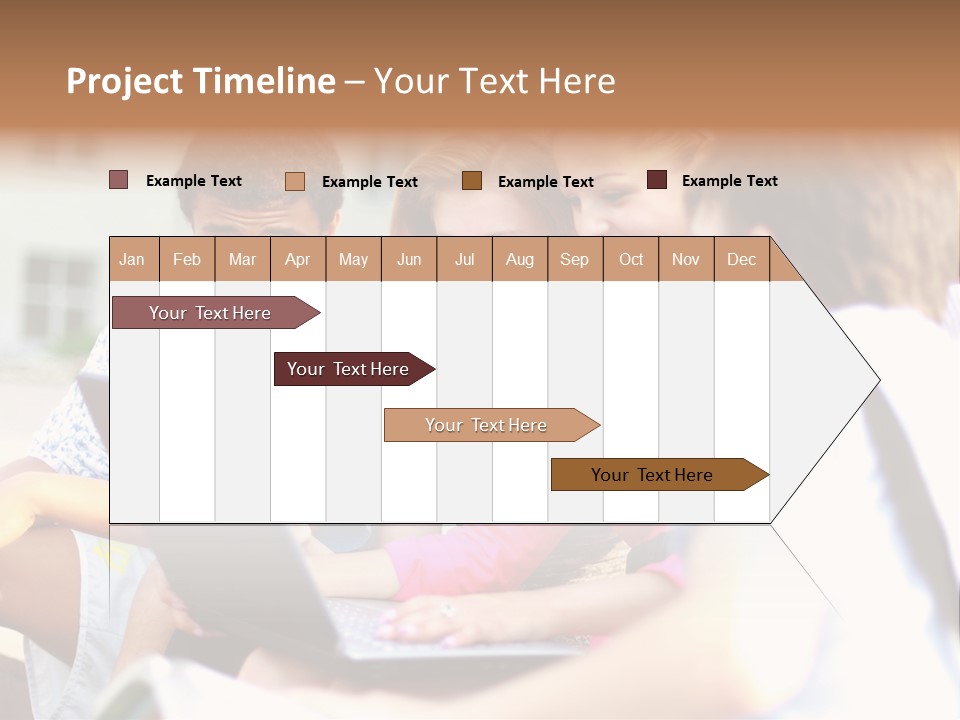 Friends Humorous Teen PowerPoint Template