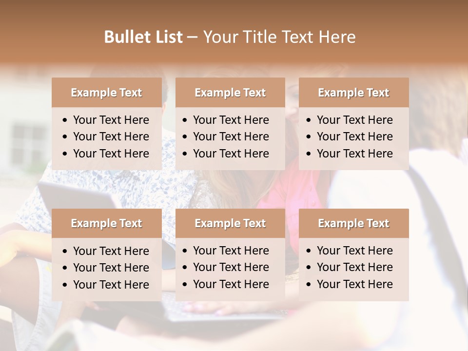 Friends Humorous Teen PowerPoint Template