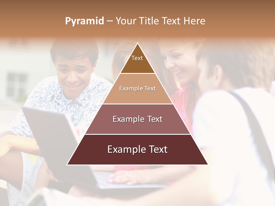 Friends Humorous Teen PowerPoint Template