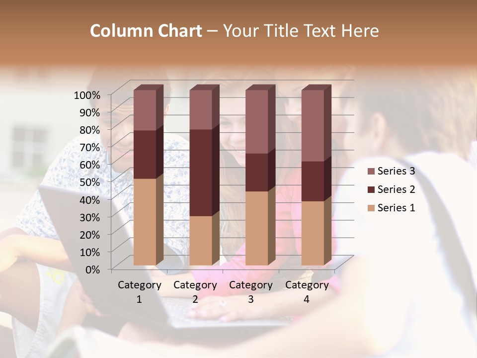 Friends Humorous Teen PowerPoint Template