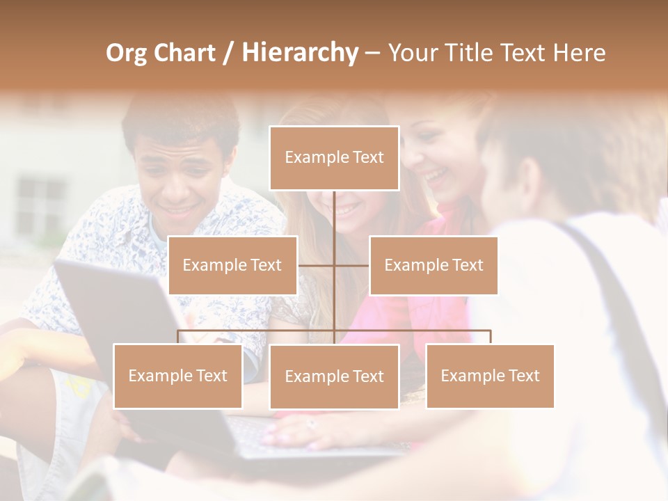 Friends Humorous Teen PowerPoint Template