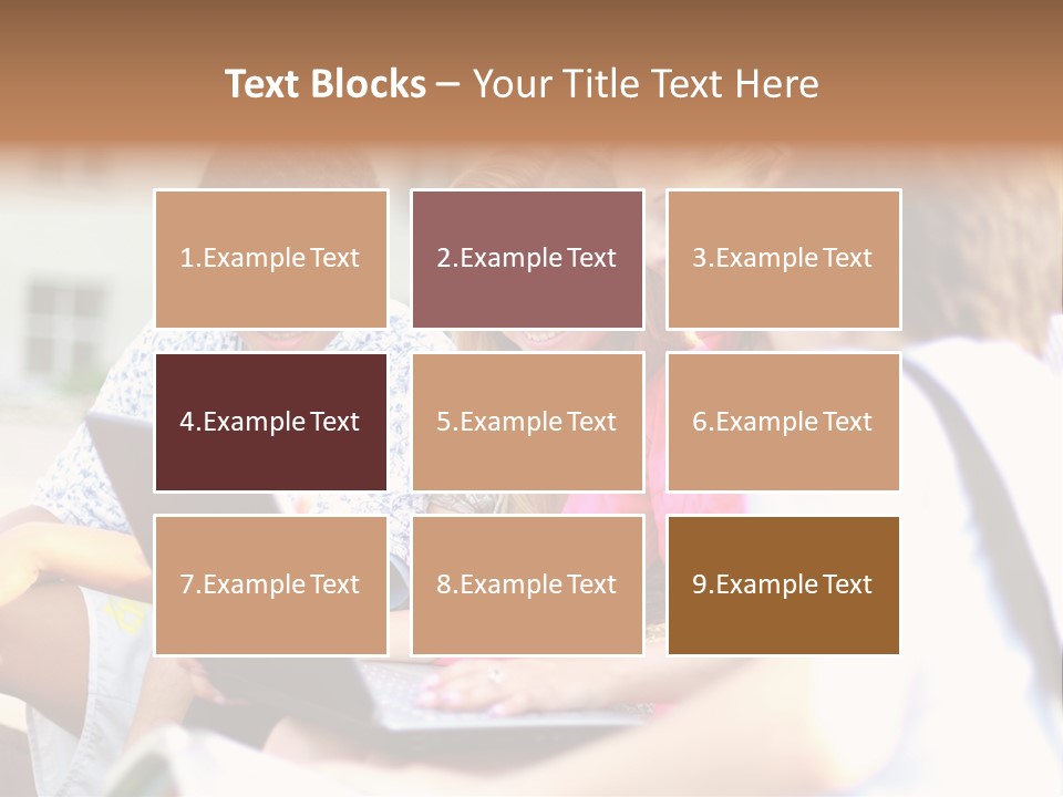 Friends Humorous Teen PowerPoint Template