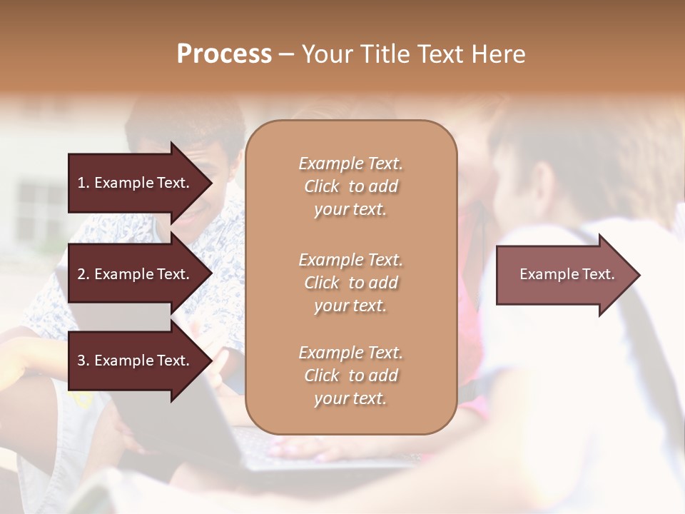 Friends Humorous Teen PowerPoint Template