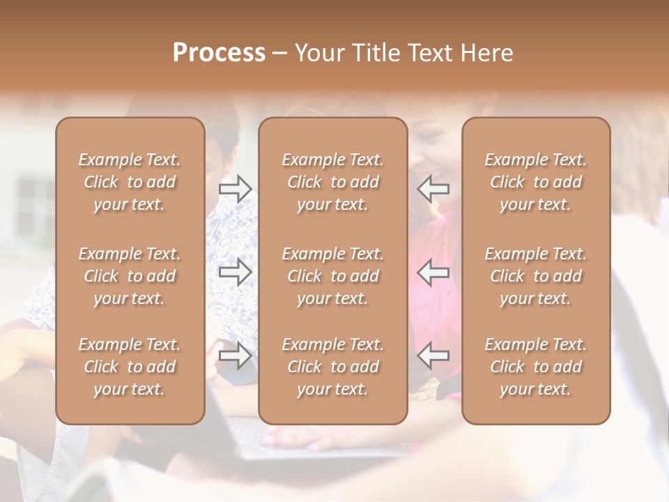 Friends Humorous Teen PowerPoint Template