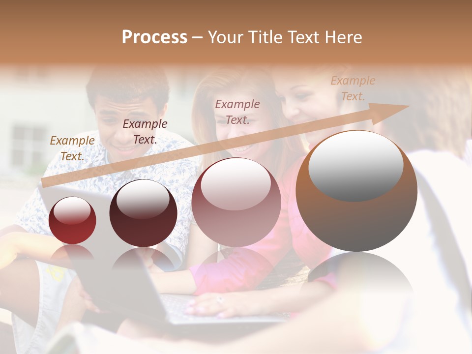 Friends Humorous Teen PowerPoint Template